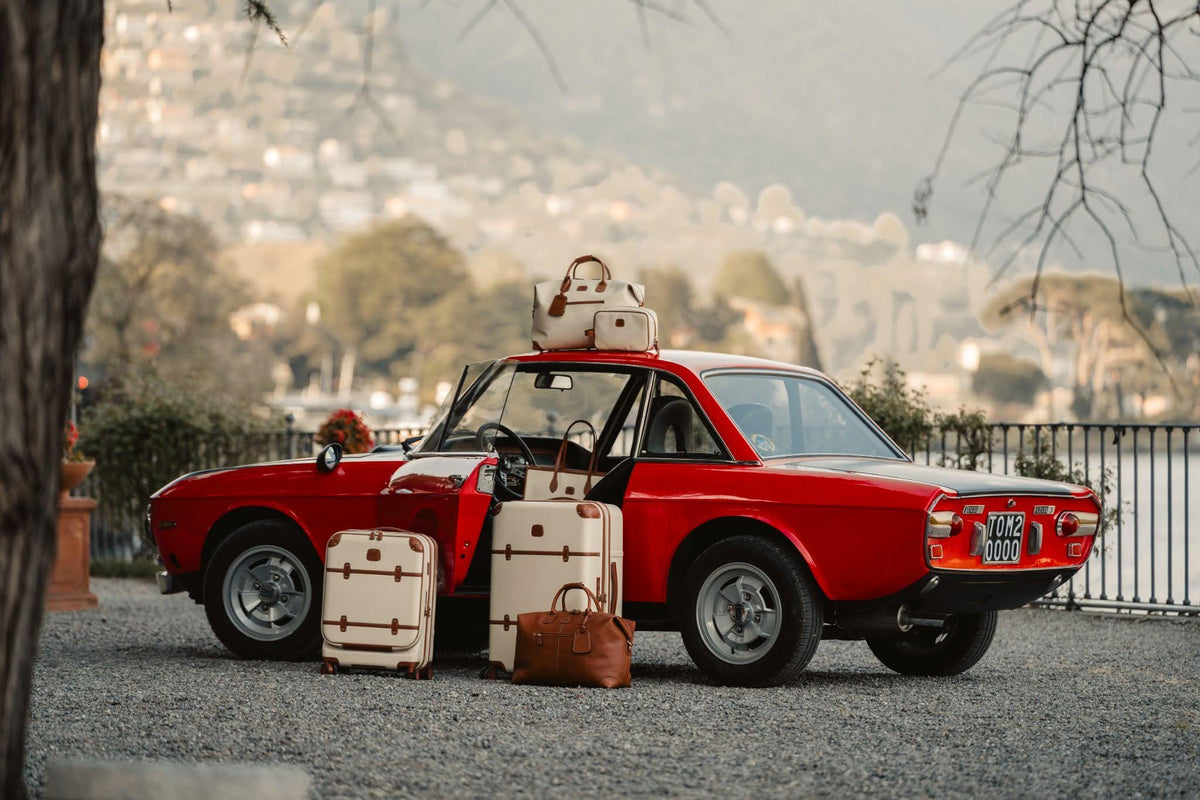 Bric's coordinated luggage set and travel bags for frequent travelers