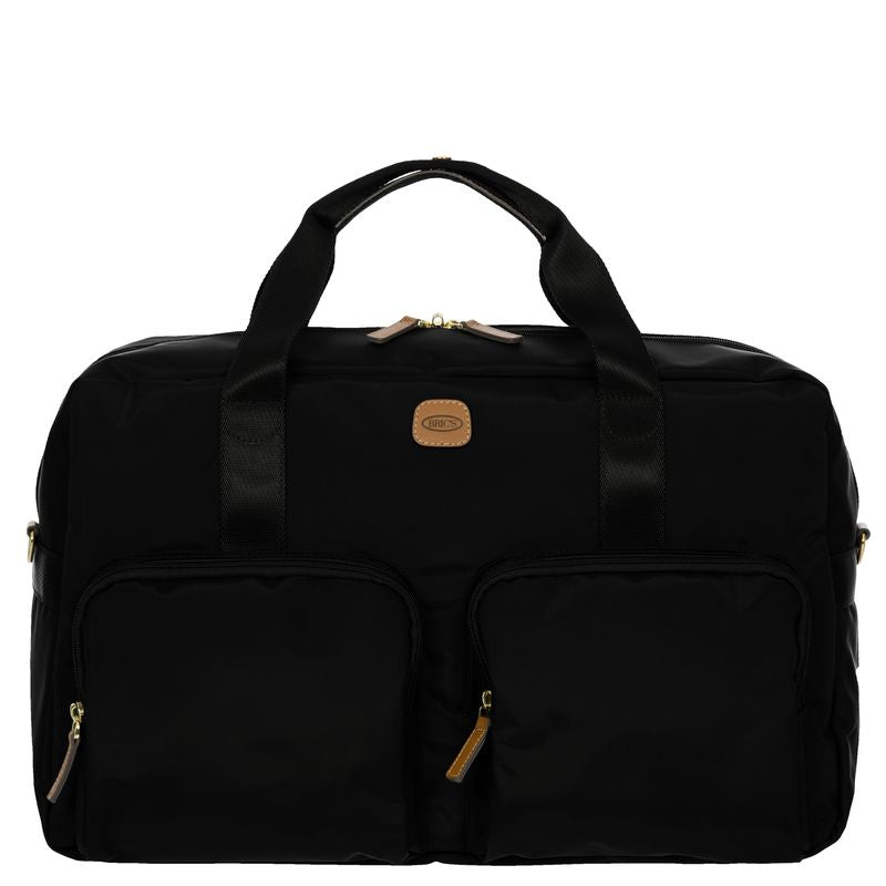 Bric's Black 18 Inch X Travel Boarding Duffle with Pockets