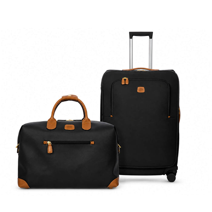 Firenze Luggage + Bag Bundle in Black