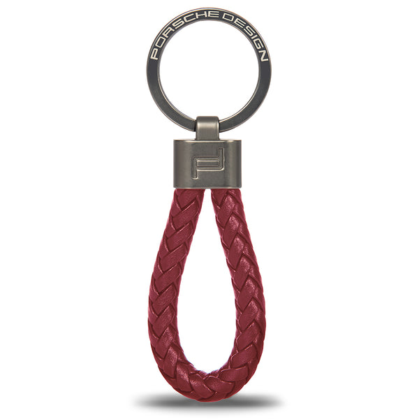 Porsche Keyring Leather Cord