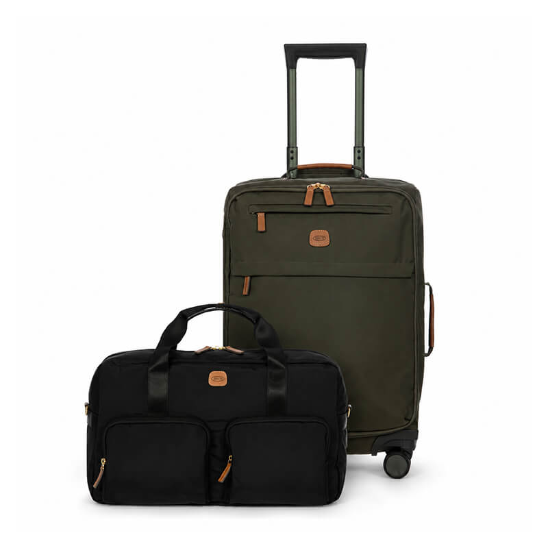 X-Collection Luggage + Bag Bundle in Olive