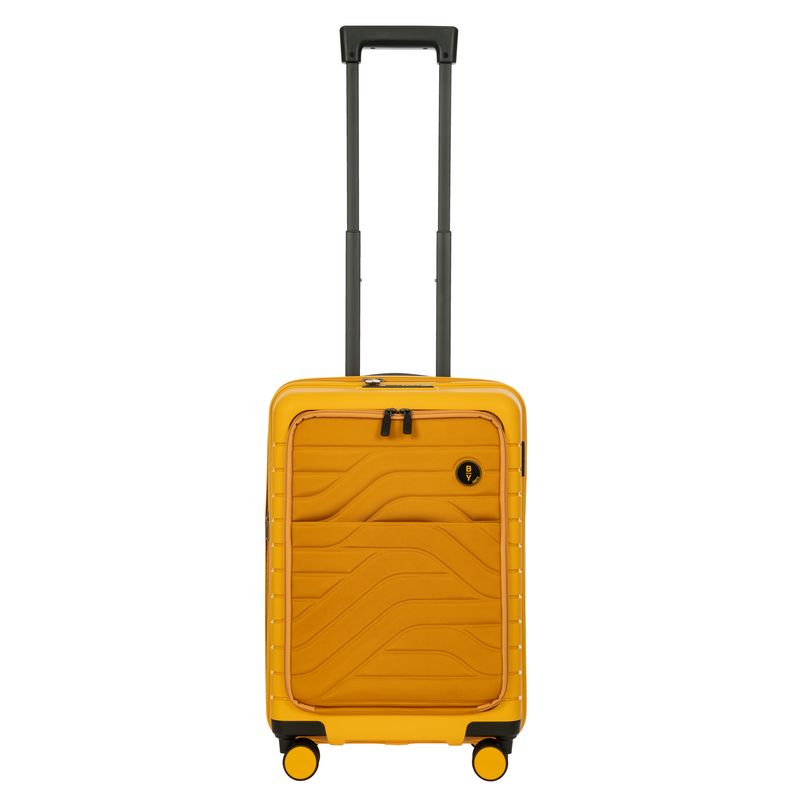 Bric s Ulisse 21 Expandable Carry On Spinner with Pocket Mango